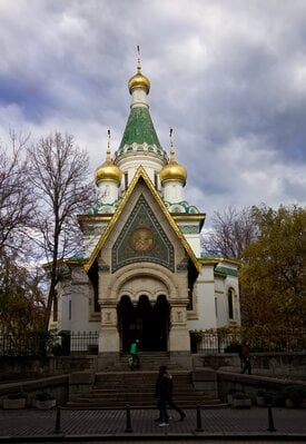 instagram spots in Sofia - Exterior of The  Russian Church,  Руска църква