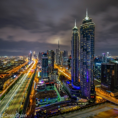 Views of Dubai from Babiole Restaurant