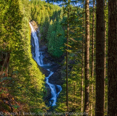 photo locations in Washington - Wallace Falls State Park - Middle Falls