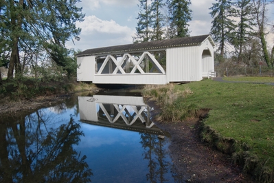 Oregon photography spots - Stayton Jordan Covered Bridge