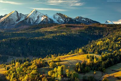 Osturna instagram spots - Belianske Tatras from Osturnia