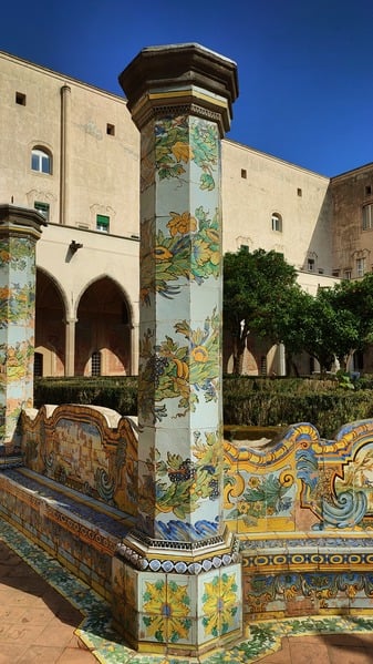 The Santa Chiara was the most picturesque spot during my trip to Naples.