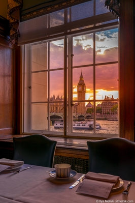 Greater London photography locations - View of Big Ben from the Marriott Hotel County Hall