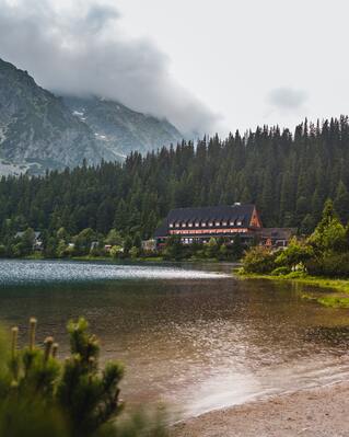 pictures of Slovakia - Popradské Pleso (Lake)