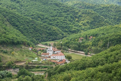 Prohor Pčinjski Monastery Elevated View