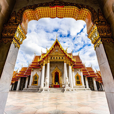 instagram spots in Thailand - Wat Benchamabophit