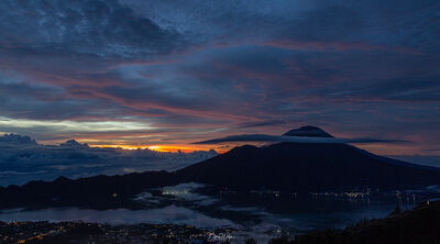 photography locations in Indonesia - Views from Gunung Batur