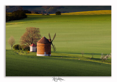 pictures of Southern Moravia - Chvalkovice windmill