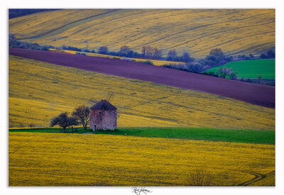 photos of Southern Moravia - Kunkovice windmill