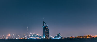 photos of Dubai - Burj Al Arab from Palm Island
