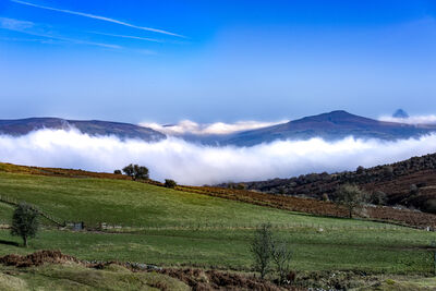 photography locations in South Wales - Views of Llangattock, Crickhowell