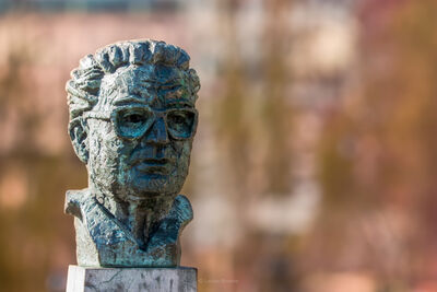 photo locations in Brugge - Statue Frank Van Acker