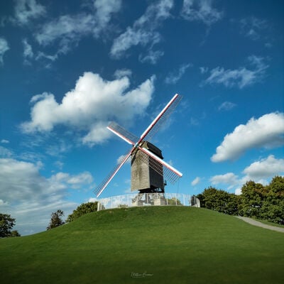 Bruges photography locations - Windmills of Bruges
