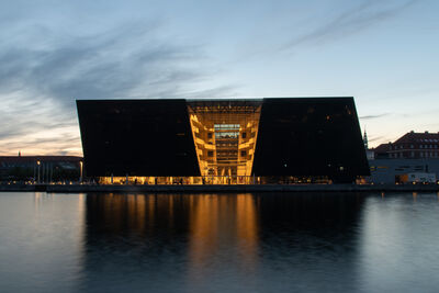 photography spots in Copenhagen - View of The Black Diamond