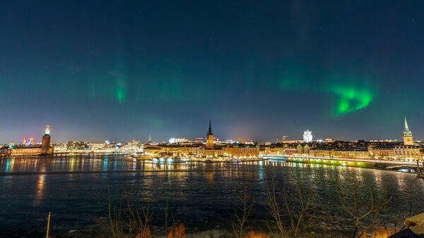 Aurora over Stockholm