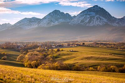 Slovakia photos - View of the Tatra Mountains