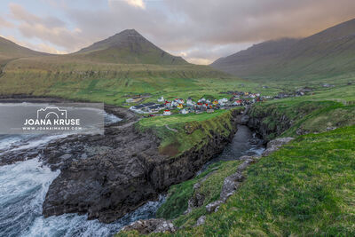 pictures of Faroe Islands - View of Gjogv Village