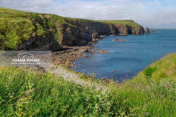 Windwick Bay is a remote bay without tourists on South Ronaldsay in Orkney, Scotland.