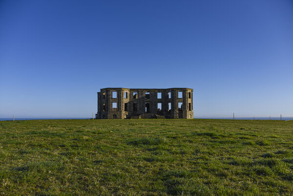 Far view of the Downhill Demesne