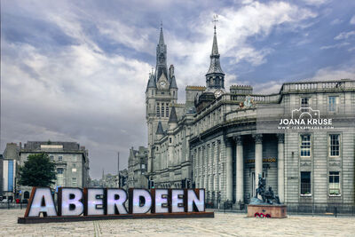 instagram spots in United Kingdom - Castlegate Aberdeen