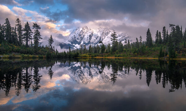 Mt Shukan and Picture Lake