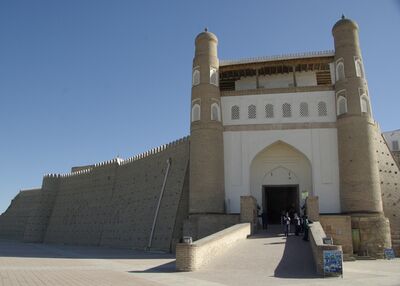 Uzbekistan photography locations - The Ark of Bukhara