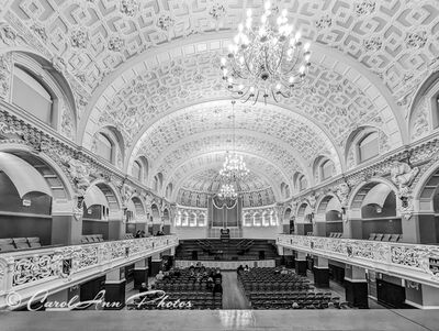 United Kingdom instagram spots - Oxford Town Hall interior