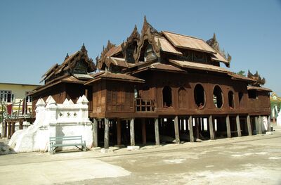 Nyaungshwe instagram spots - Shwe Pyay Monastery