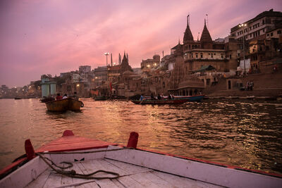 photo locations in India - Ganges River at Varanasi