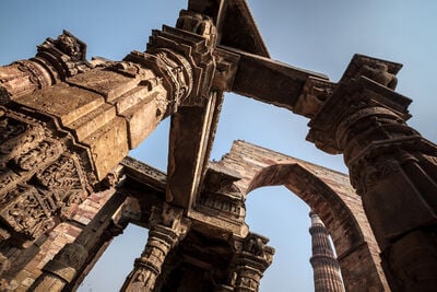 New Delhi instagram spots - Qutub Minar site