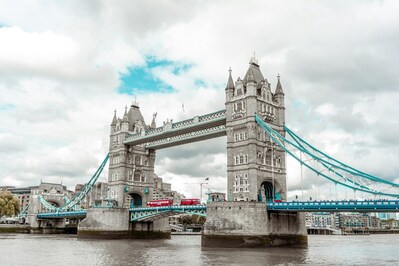 pictures of London - View of Tower Bridge from South Bank
