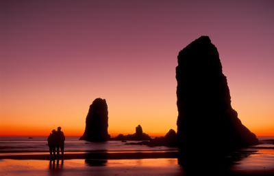 pictures of the United States - Haystack Rock – Cannon Beach