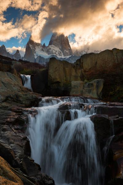 photo locations in Patagonia - EC - The Secret Waterfall