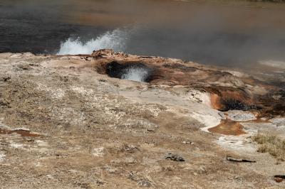 Wyoming photography spots - FLD - Steady Geyser