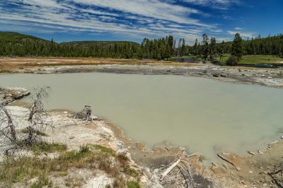 photography spots in Yellowstone National Park - Wall Pool – Biscuit Basin
