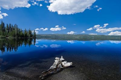 photos of Yellowstone National Park - Lewis Lake