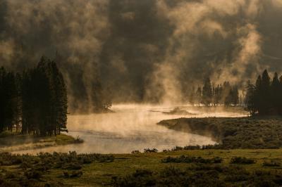 photos of Yellowstone National Park - MVA - Yellowstone River