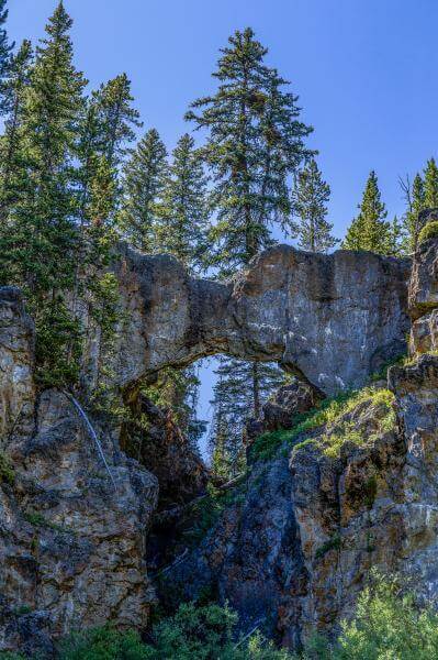 Wyoming photography spots - Natural Bridge