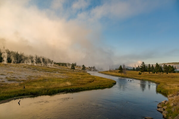 Firehole River from Highway 89 Bridge