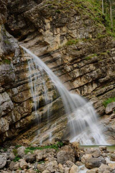 Slovenia images - Diagonal Waterfall 