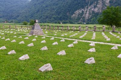 images of Soča River Valley - Modrejce WWI Cemetery 