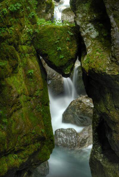 Soča River Valley photo guide - Tolminka Gorge