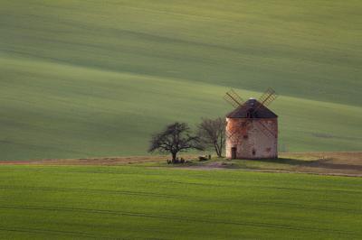 photos of Southern Moravia - Kunkovice windmill