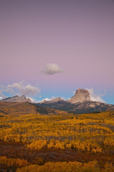 photo locations in Glacier National Park - Chief Mountain
