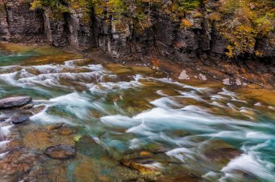 photo locations in Glacier National Park - McDonald Creek