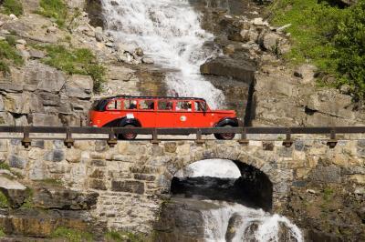 photos of Glacier National Park - Red Jammer Buses