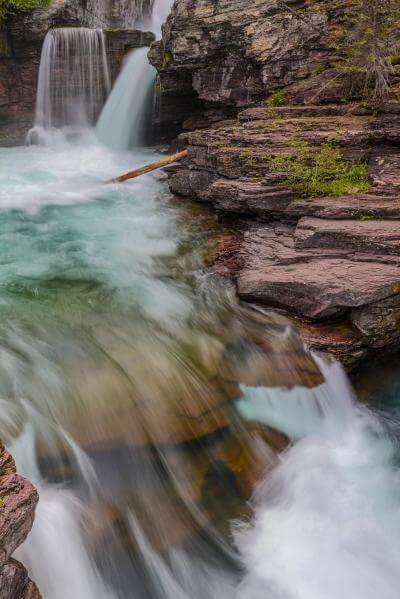 pictures of Glacier National Park - St Mary Falls