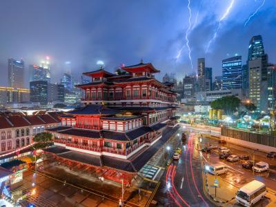 Singapore photos - Buddha Tooth Relic Temple - Elevated Viewpoint