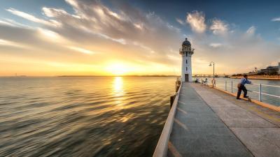 pictures of Singapore - Johor Straits Lighthouse