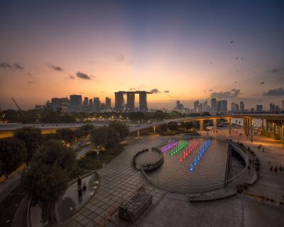 photography spots in Singapore - Marina Barrage